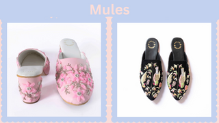 Different Embroidered Mules Shoes Styles to Try Out This Season